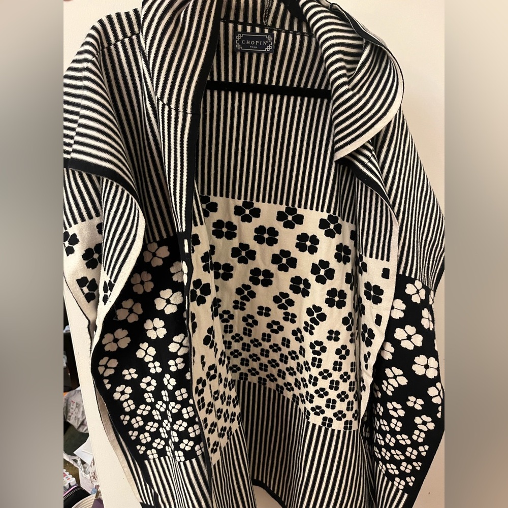Chopin Roma Floral Hooded Cardigan